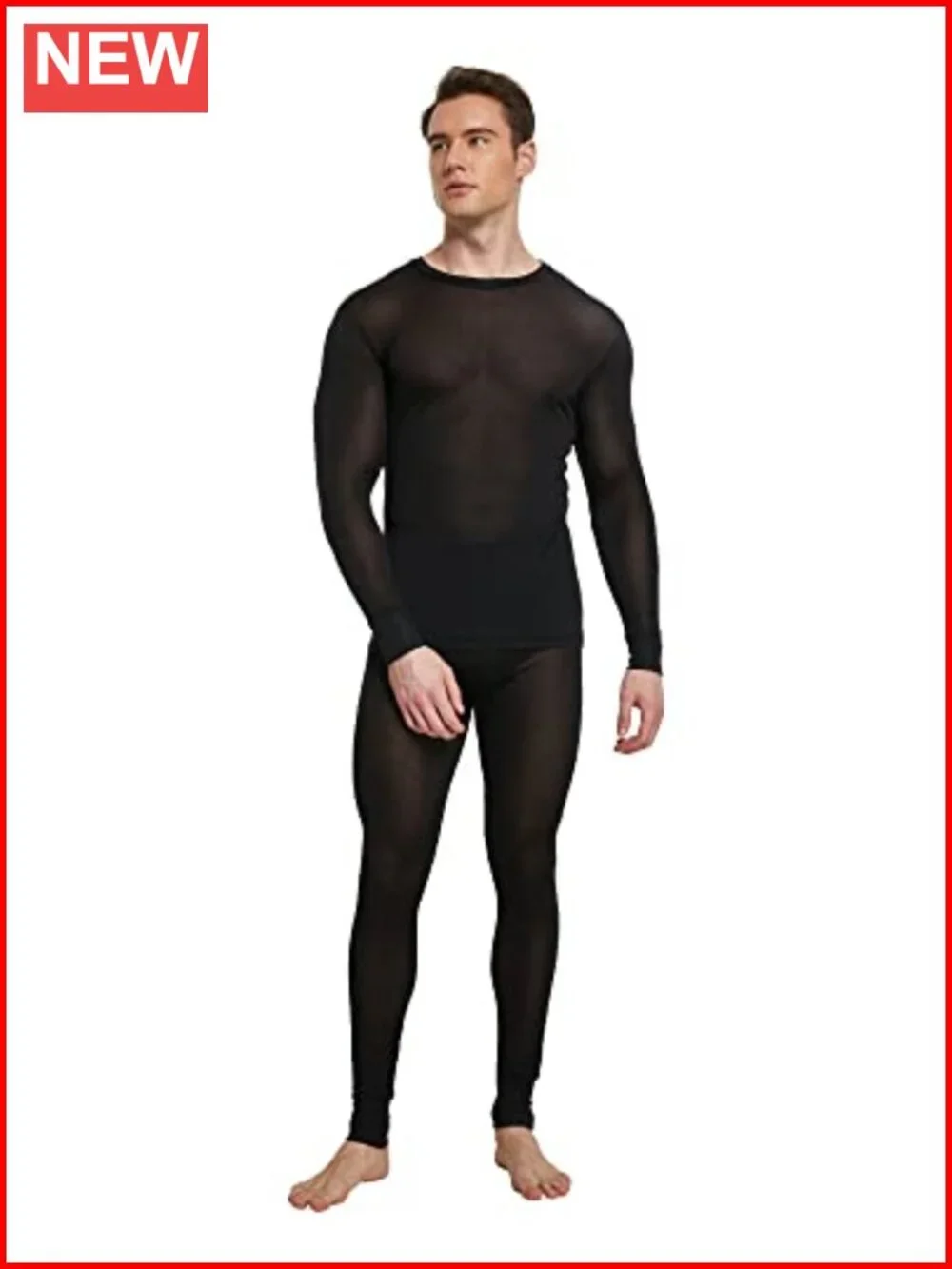100% Silk Knitted Thermal Underwear Long Johns Bottom